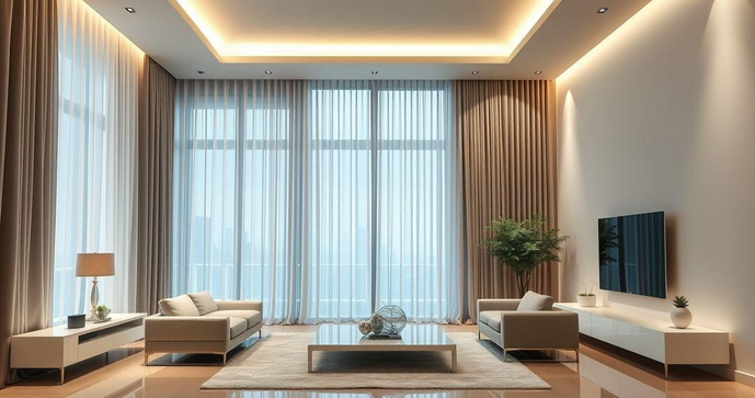Transforme seu Ambiente com Cortina Wave Voil
