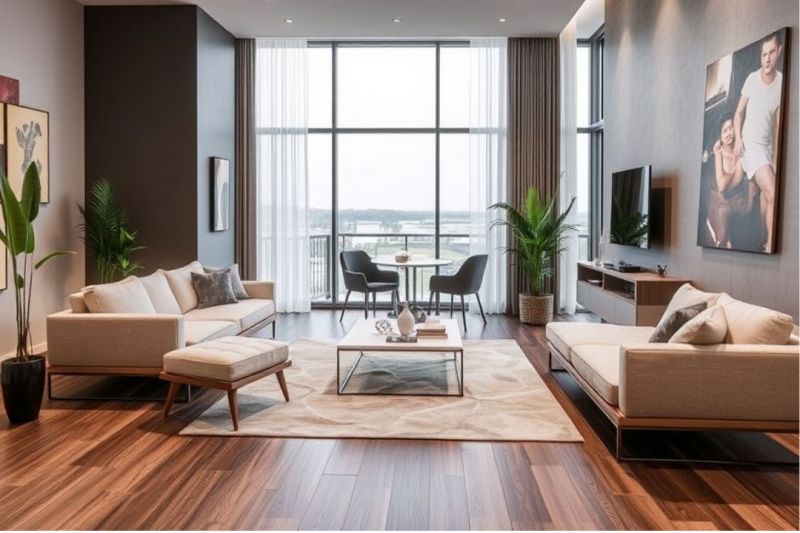 Transforme Seu Ambiente com Piso Vinílico para Salas Modernas e Práticas